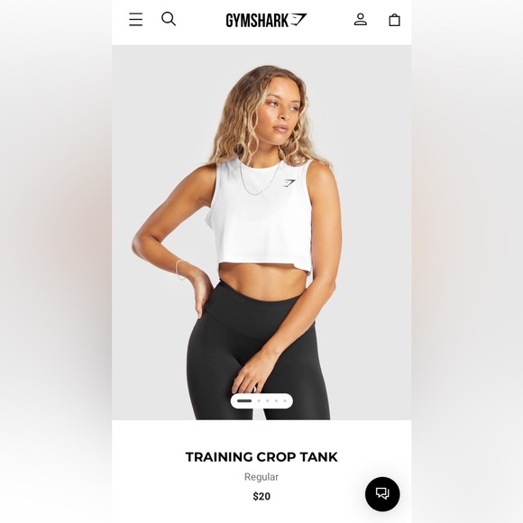 Gymshark Training Crop Tank Women’s Size Medium - Picture 2 of 7